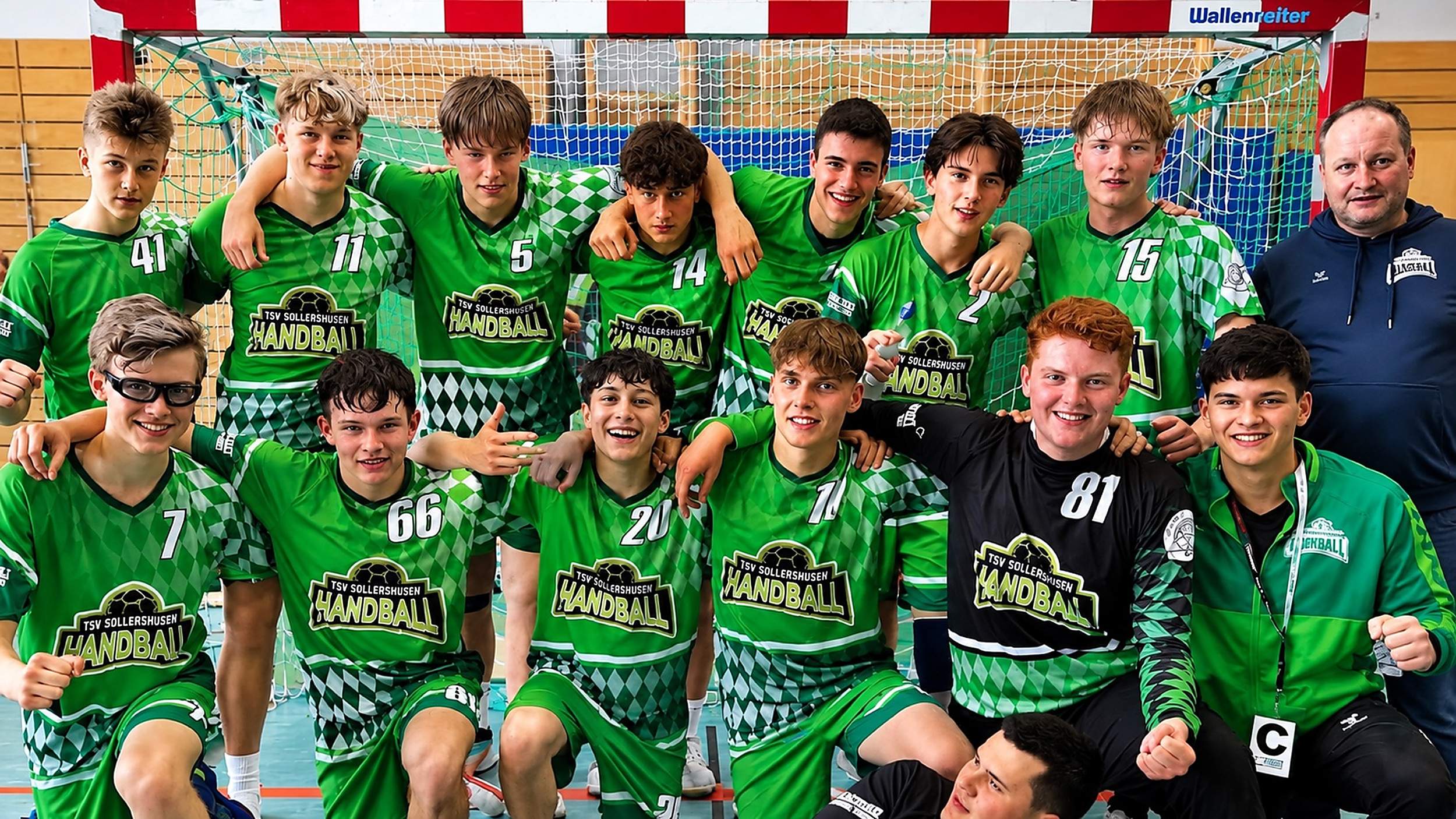 Individuelle Handballtrikots