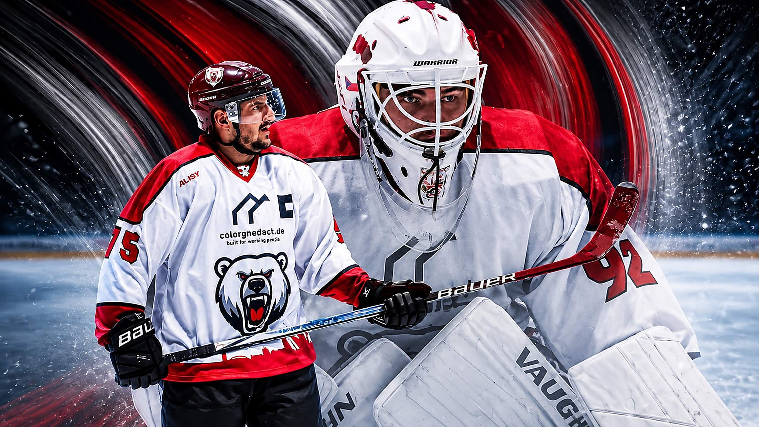 Individuelle Eishockeytrikots