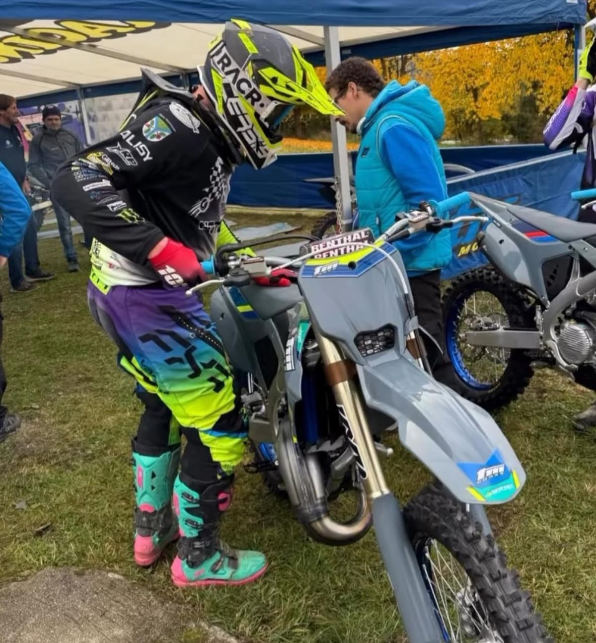 Custom production of motocross jerseys