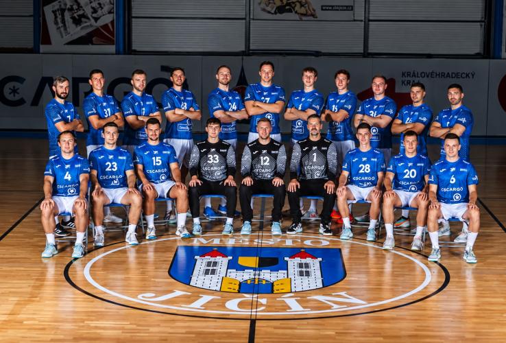 HBC Jičín Handball Team in ALISY SPORT Jerseys
