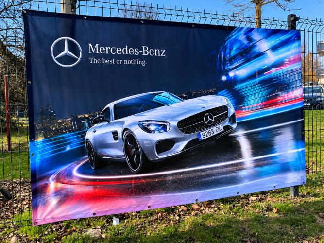Custom Textile Advertising Banners with Full-Colour Print