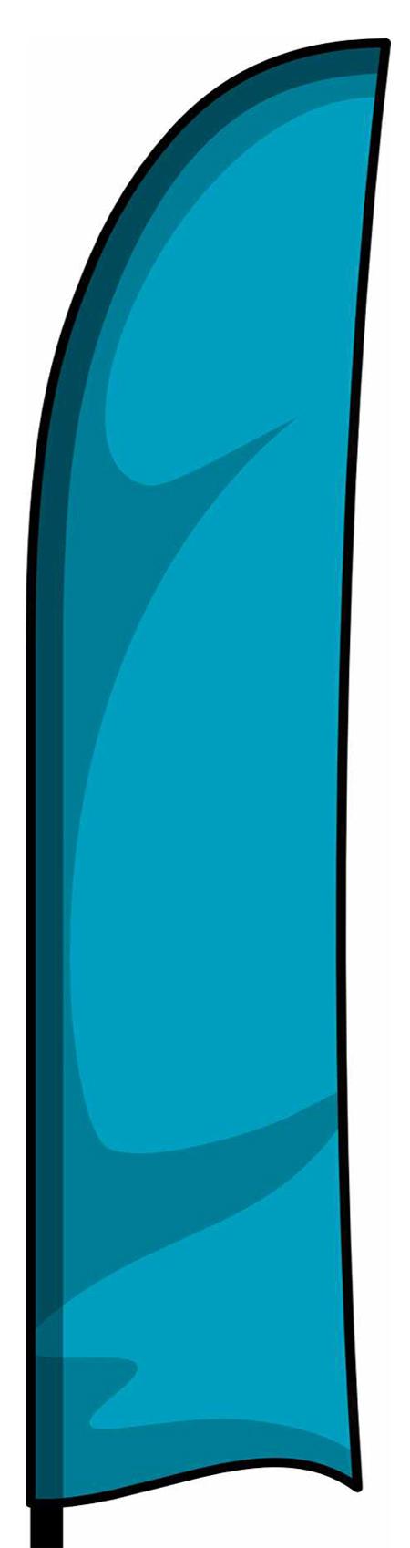 Beachflag-Flügelform MEDIUM