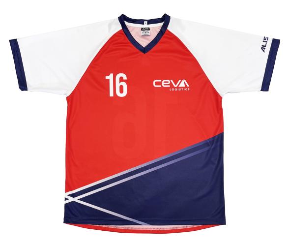 Fußballtrikots für die Firma CEVA