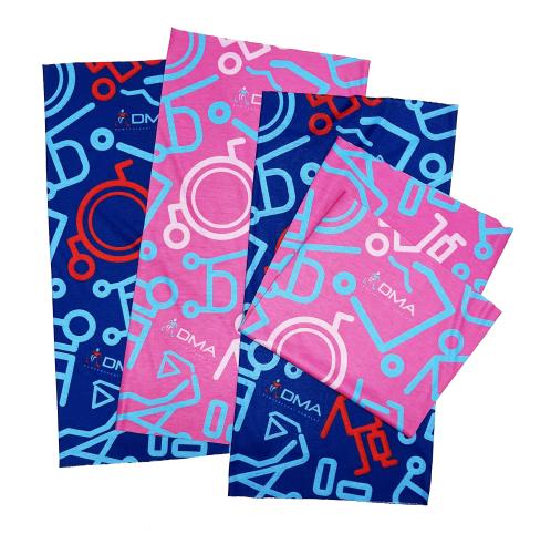 Merch for the company DMA – Multifunctional scarves