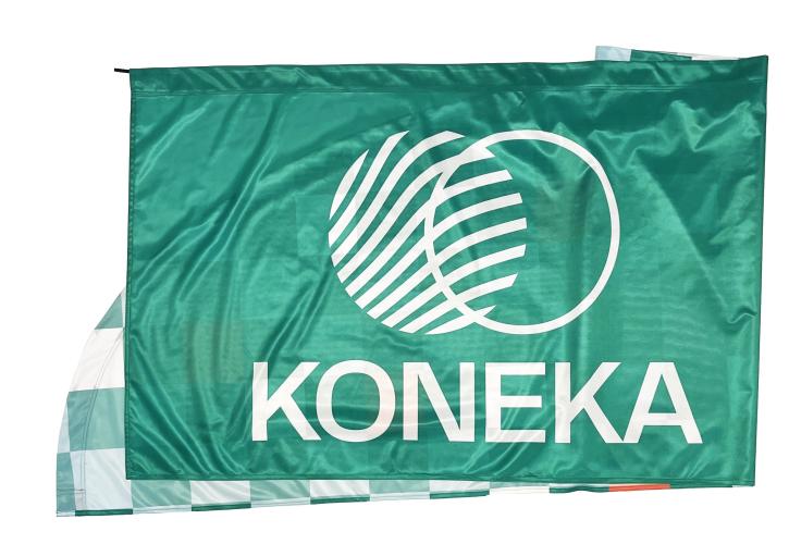 Promotional flags KONEKA
