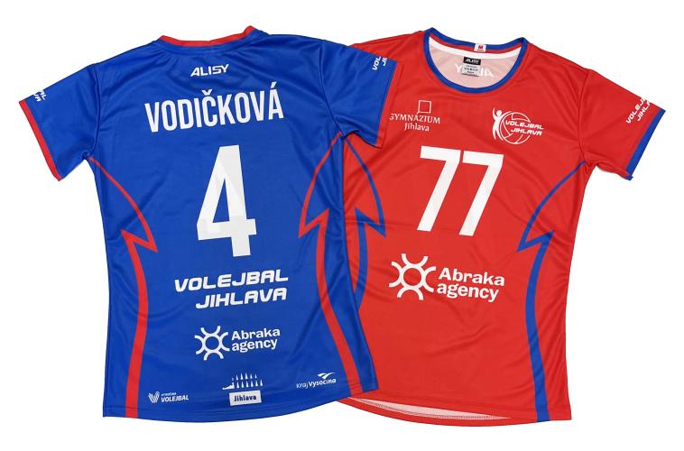 Volleyballtrikots für das Team Jihlava
