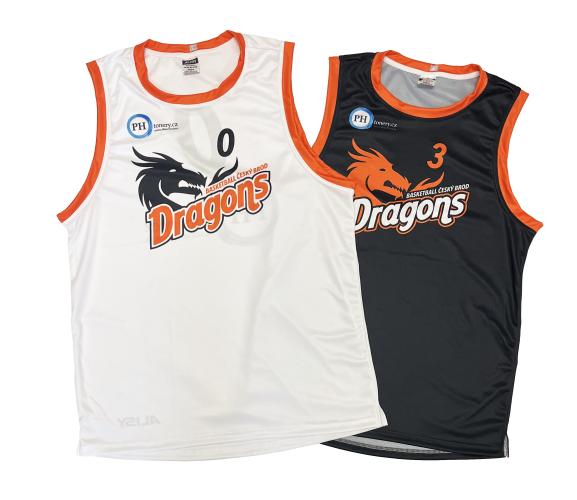 Jerseys for the basketball club Dragons