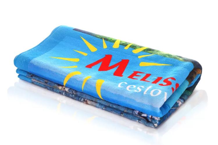 Promotional towels for a travel agency