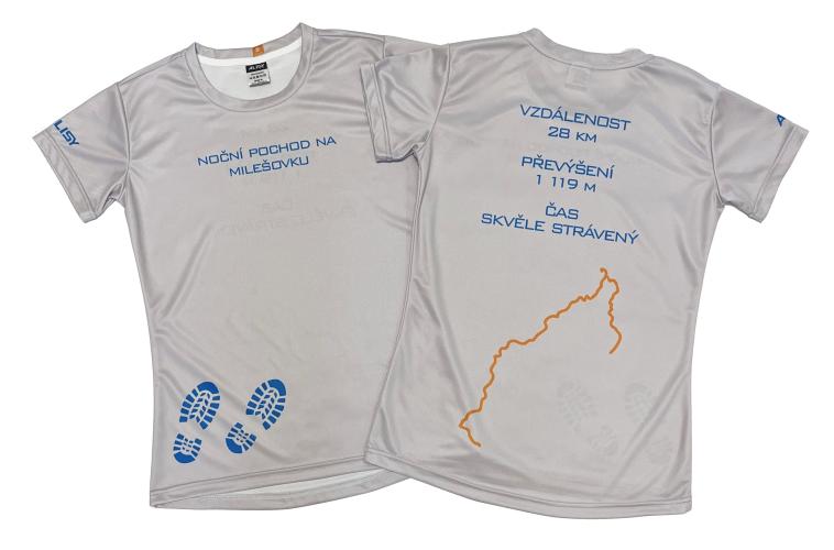 Finisher T-shirts for the Milešovka hike