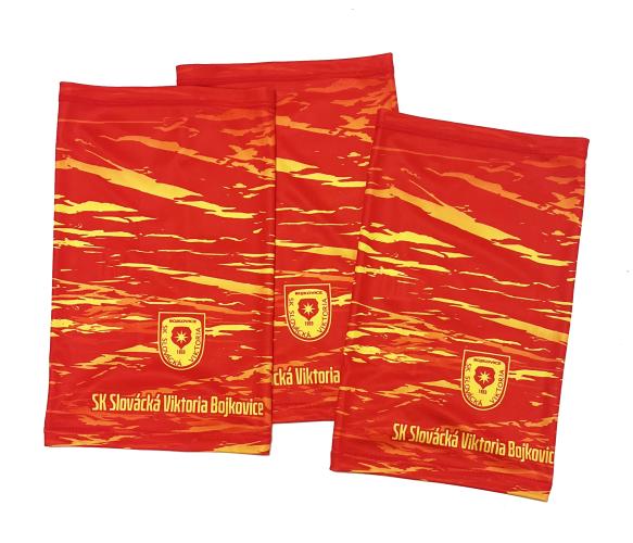 Nákrčníky pro fotbalisty z SK Bojkovice