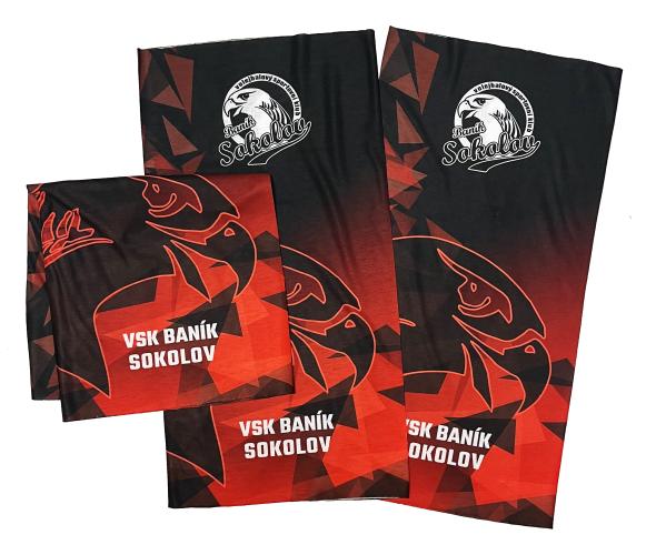 Volejbalové nákrčníky pro VSK Sokolov