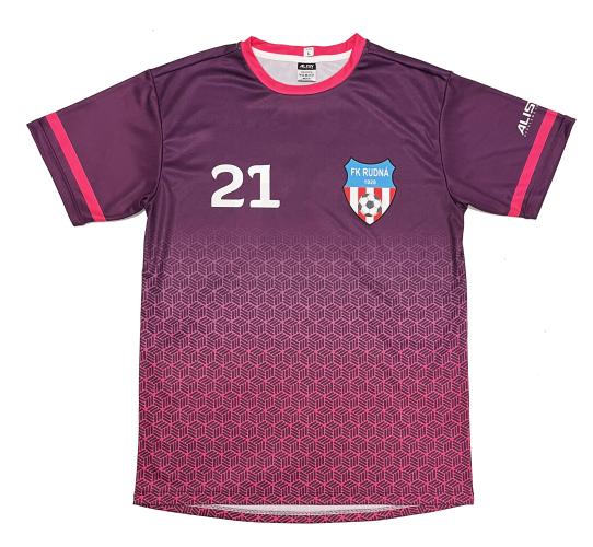 Football jerseys for Team FK Rudná