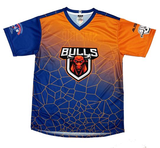 Softball jersey for Team Bulls