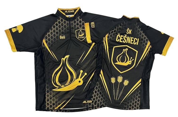 Darts jerseys for the players of ŠK Česneci