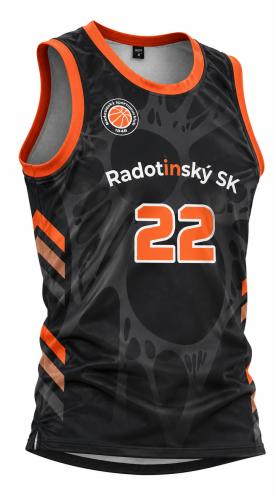 Jerseys for the basketball players from Radotín